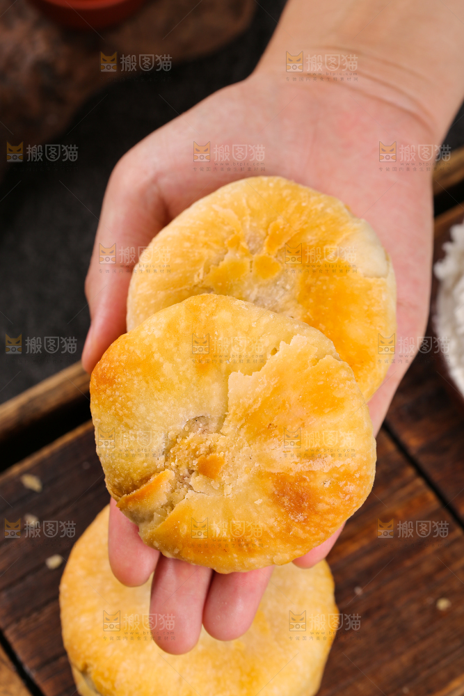 深底上的苏氏月饼