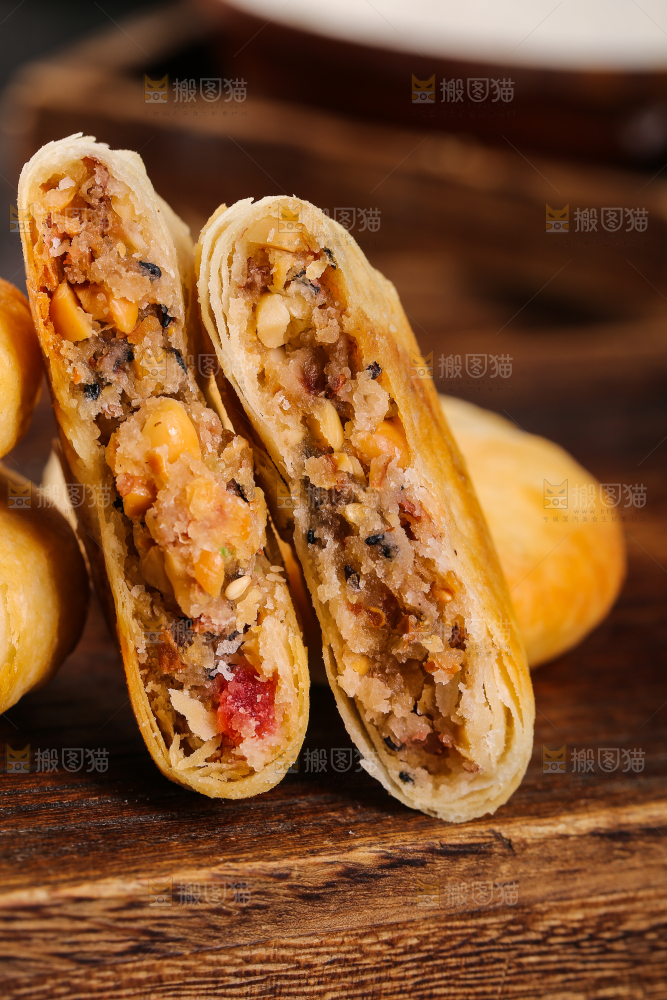 深底上的苏氏月饼