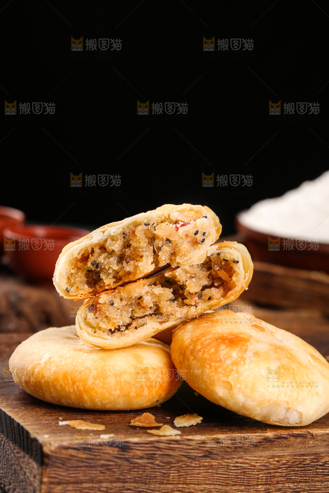 深底上的苏氏月饼