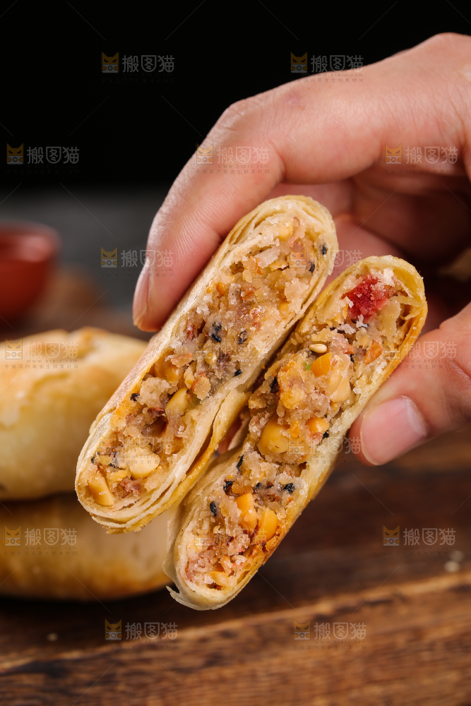 深底上的苏氏月饼