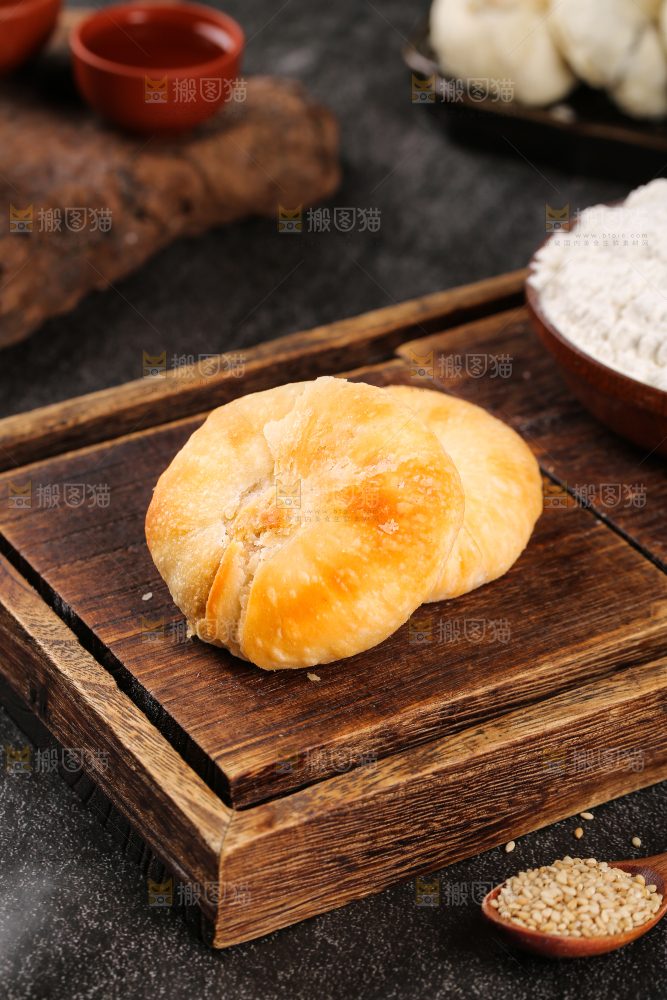 深底上的苏氏月饼