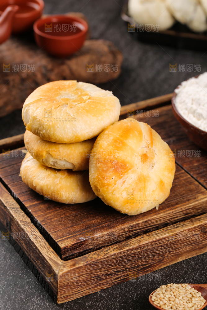 深底上的苏氏月饼