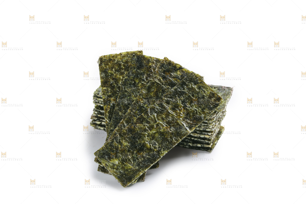 白底上的夹心海苔