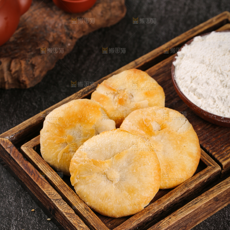 深底上的苏氏月饼