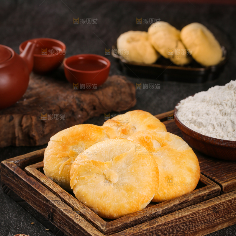 深底上的苏氏月饼