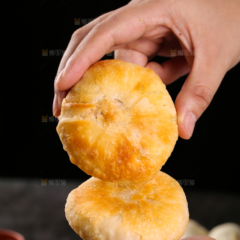 深底上的苏氏月饼