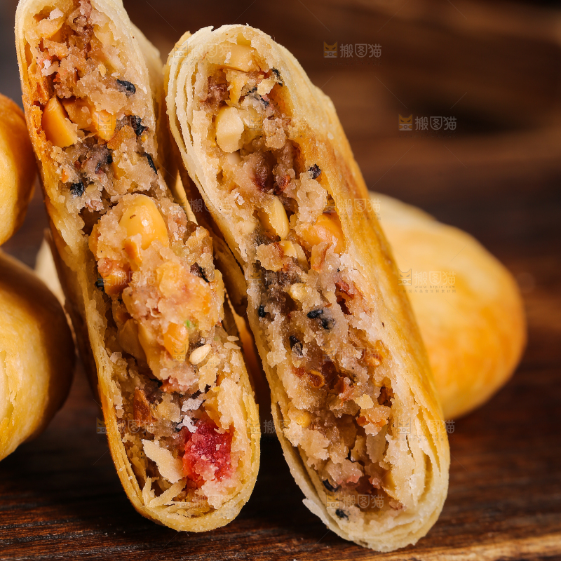 深底上的苏氏月饼