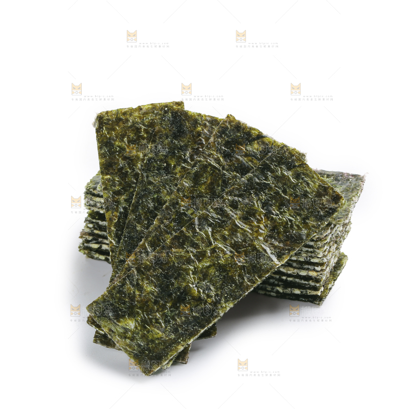 白底上的夹心海苔
