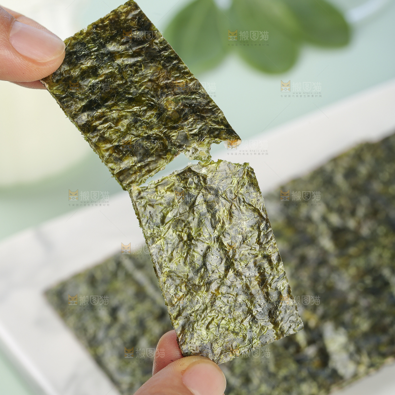 浅底上的夹心海苔
