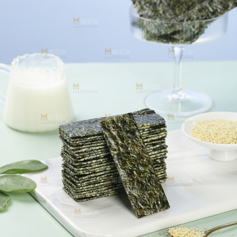 浅底上的夹心海苔