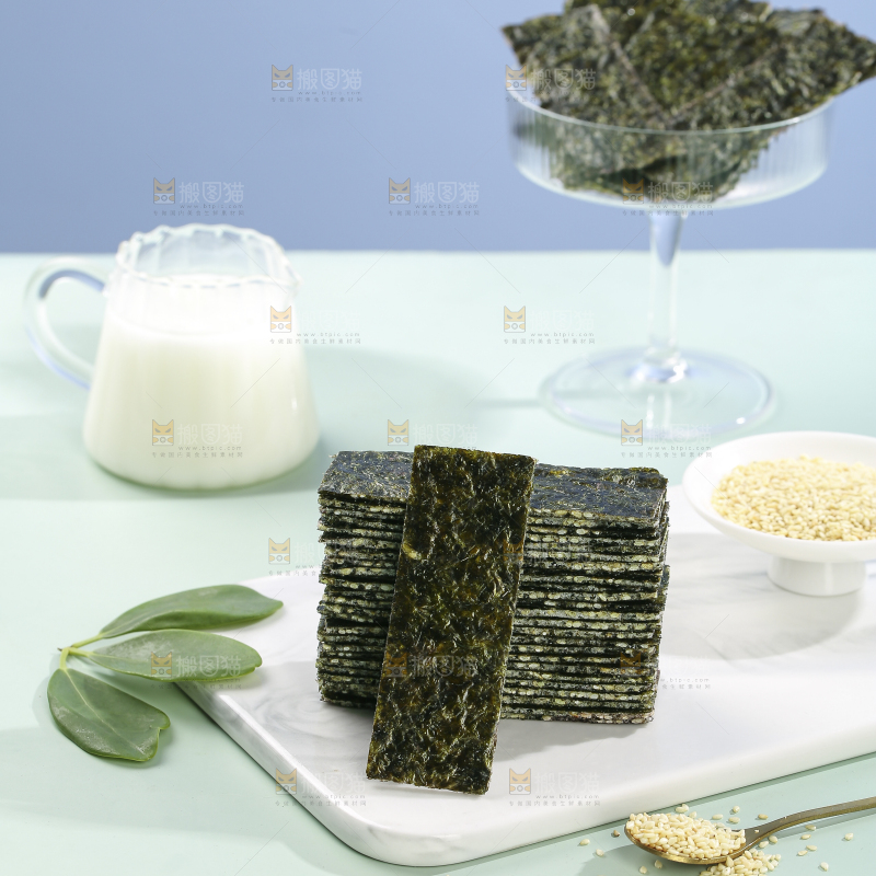浅底上的夹心海苔