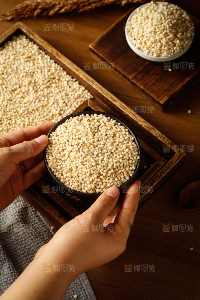 深底上的高粱米