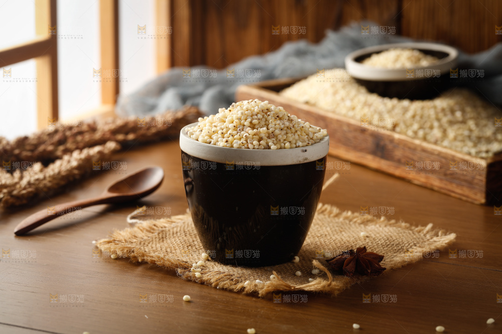 深底上的高粱米
