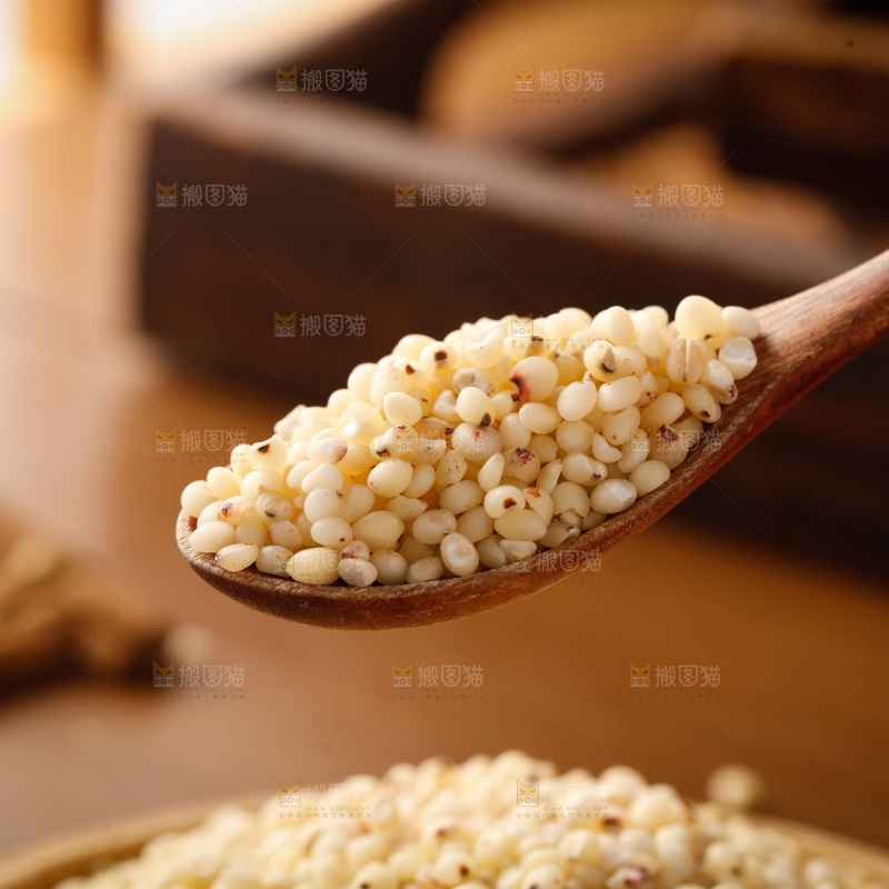 深底上的高粱米