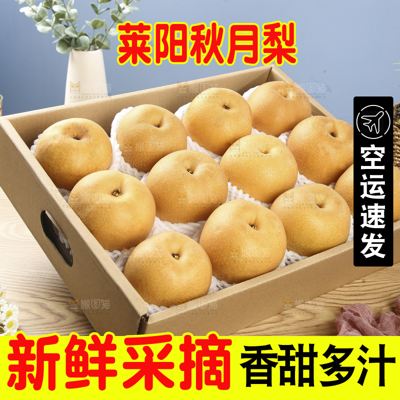 木底上的秋月梨
