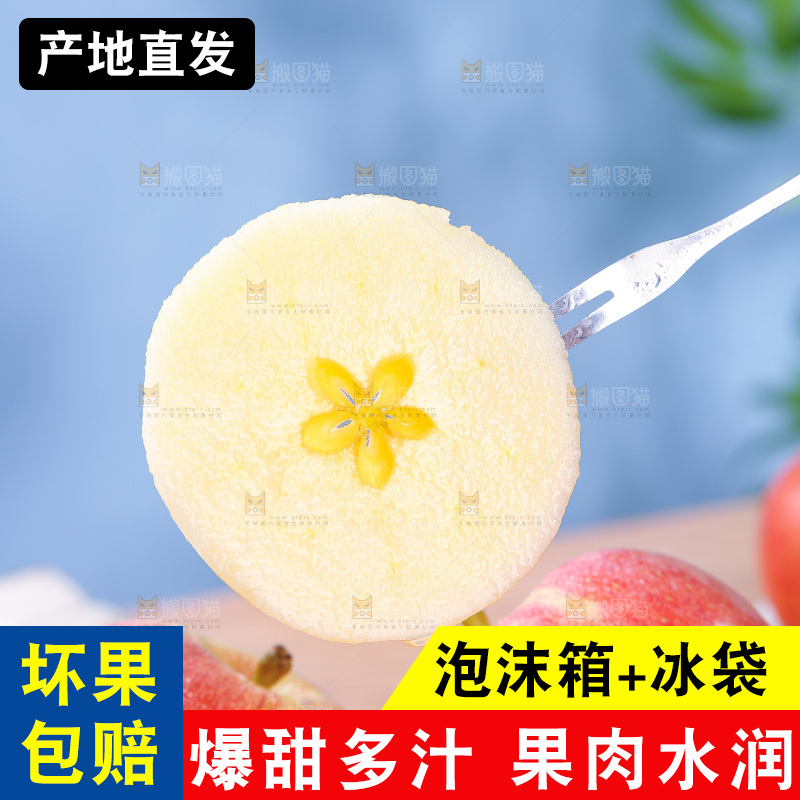 浅底上的红嘎啦苹果