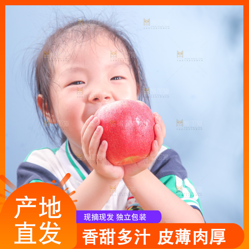 浅底上的红嘎啦苹果