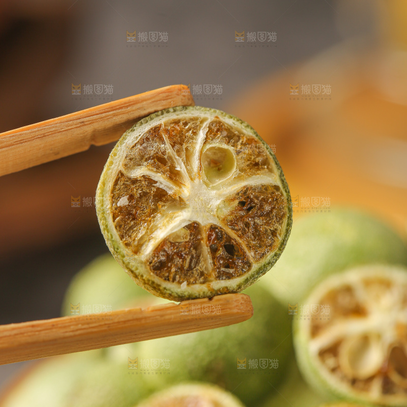 深底上的冻干小青桔