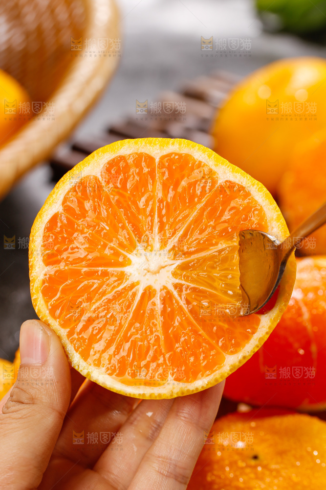 深底上的宜昌蜜桔