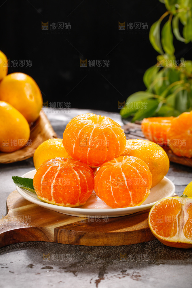 深底上的宜昌蜜桔
