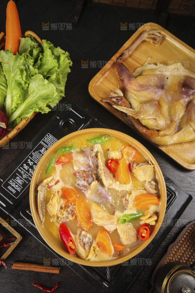 碗里的风干鸡汤