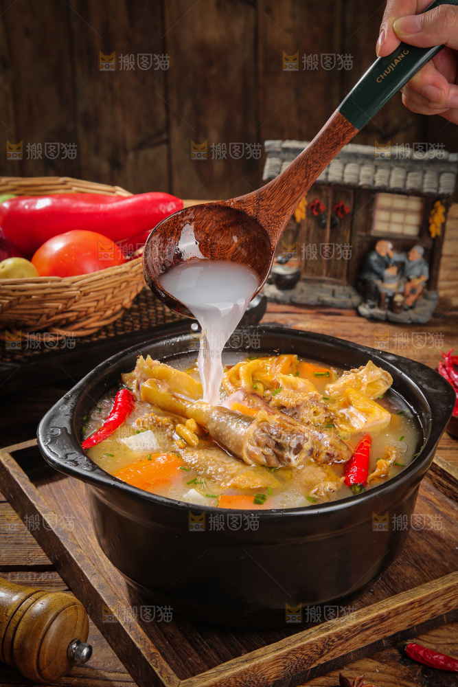 碗里的风干鸡汤