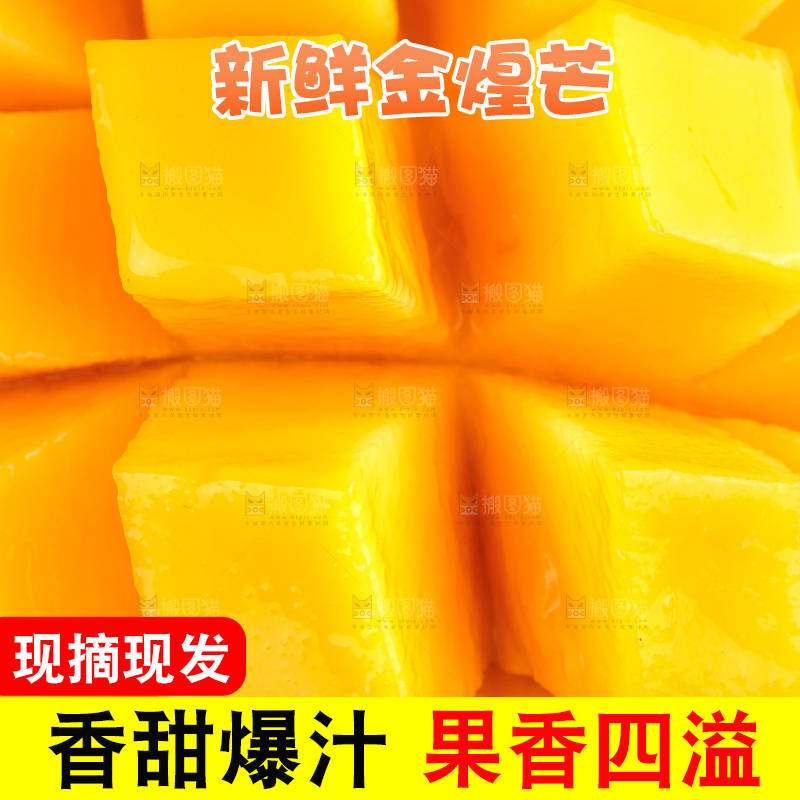 白底上的金煌芒