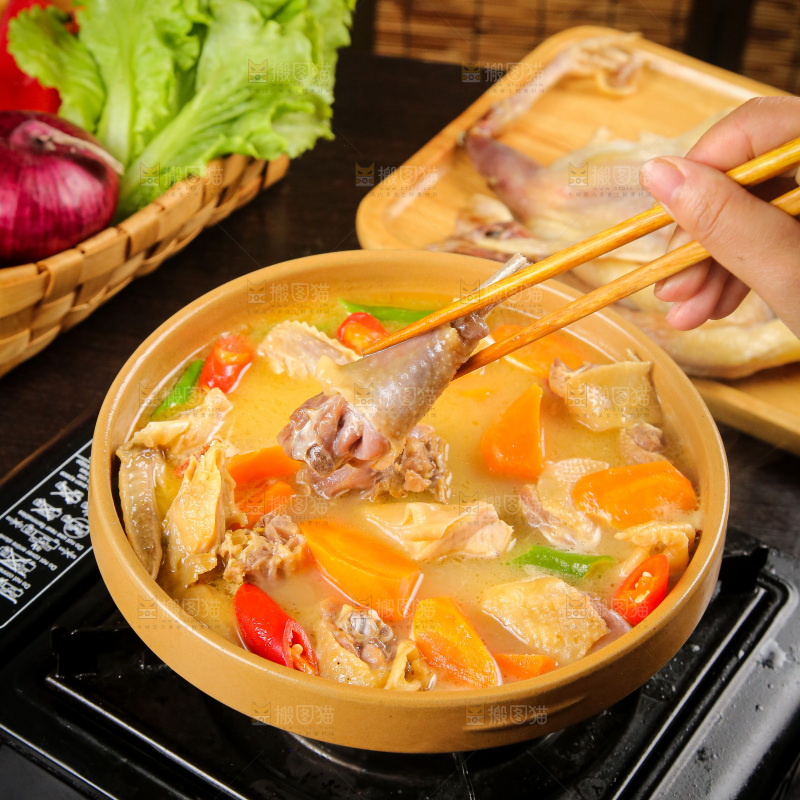 碗里的风干鸡汤