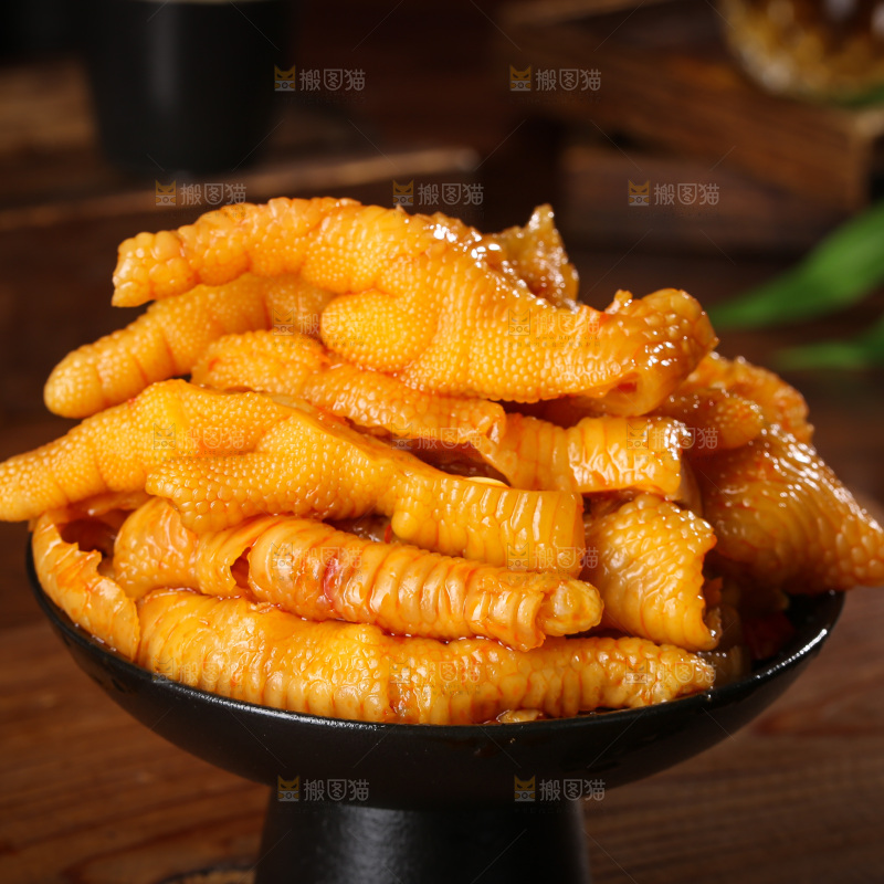 深底上的无骨鸡爪