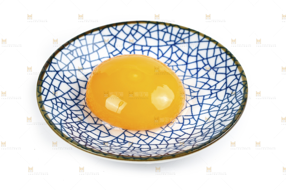 白底上的鸭蛋