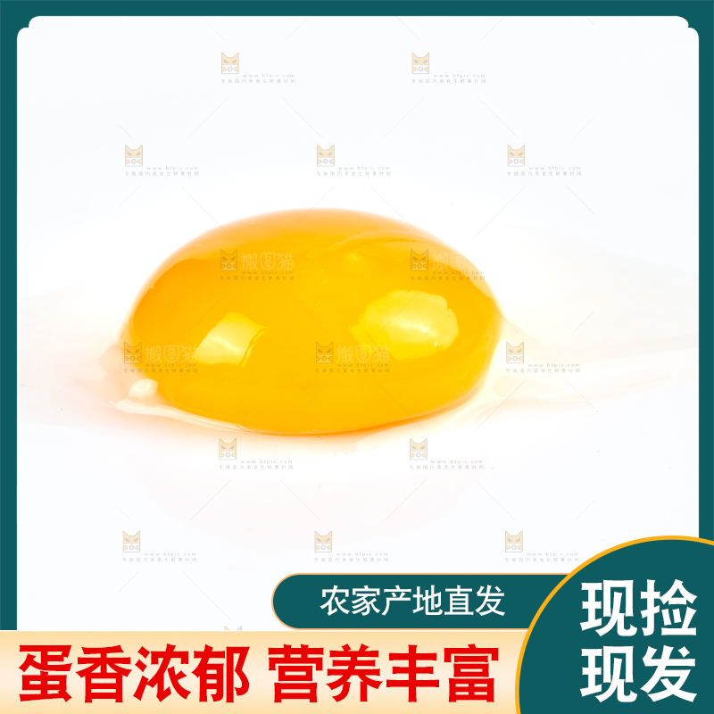 白底上的鸭蛋