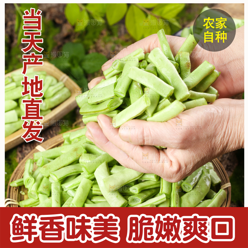 木底上的四季豆