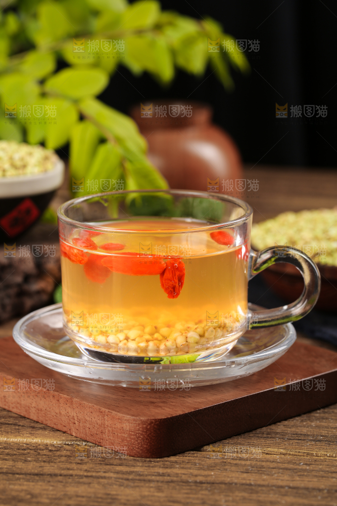 木底上的荞麦米茶