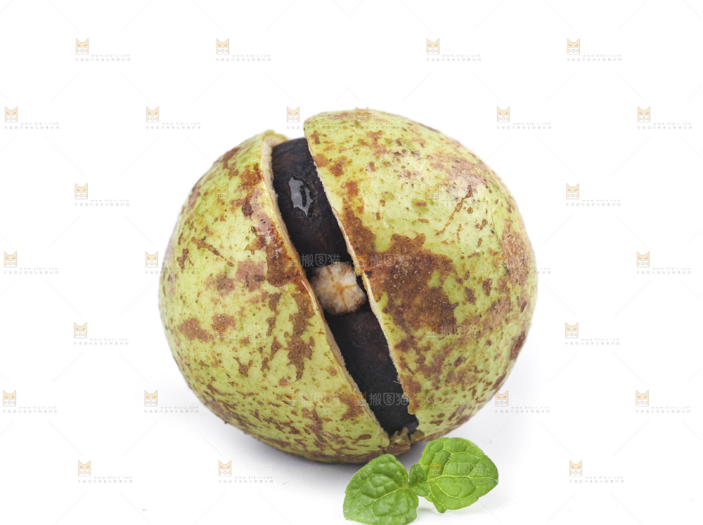 白底上的茶籽