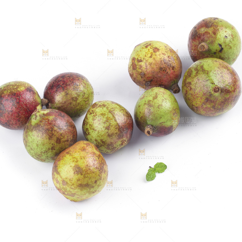 白底上的茶籽