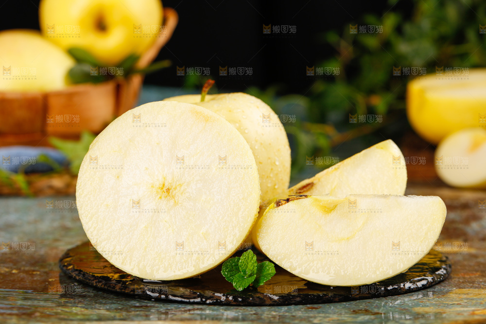 深底上的王林苹果