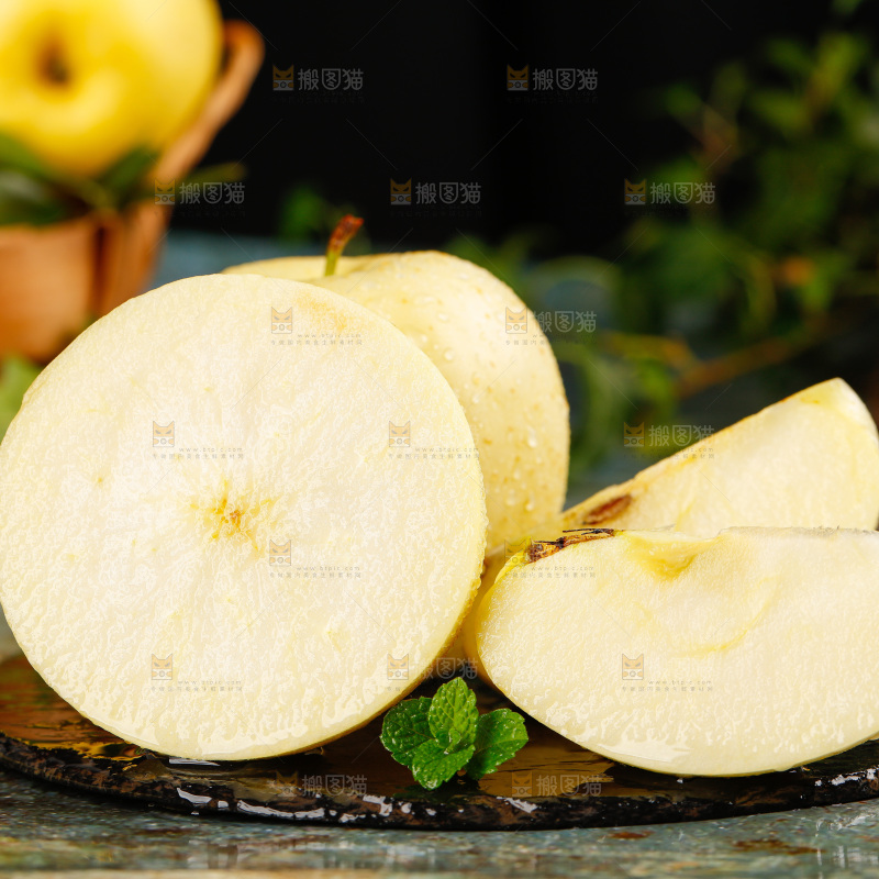 深底上的王林苹果