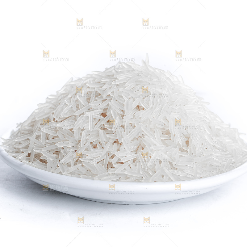 白底上的猫牙米