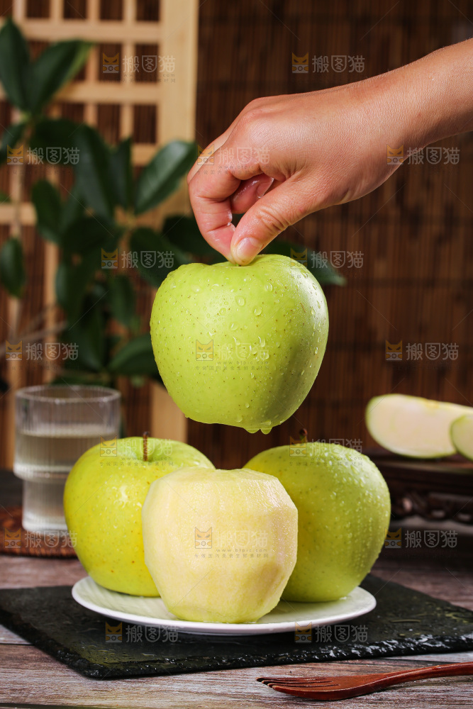 深底上的王林苹果