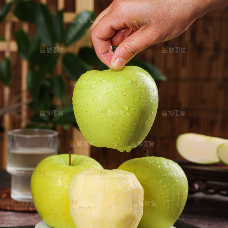 深底上的王林苹果