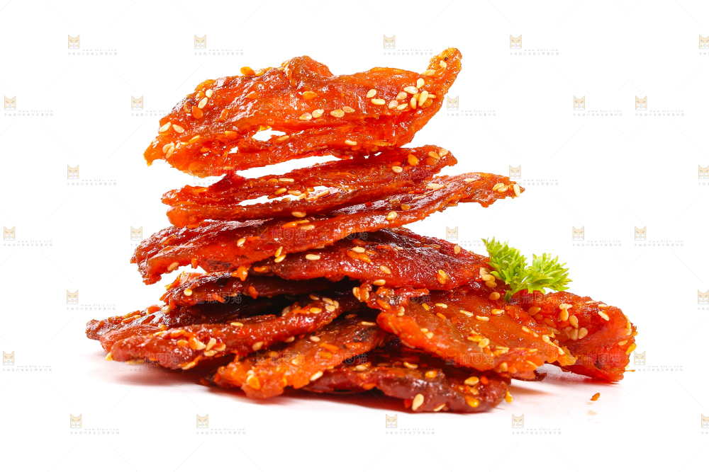 白底上的蜜汁红娘鱼