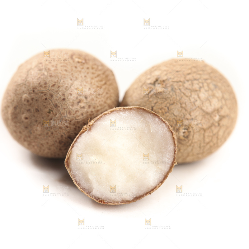白底上的山药豆