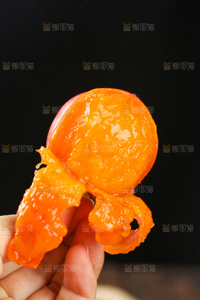 深底上的珍珠蜜柿