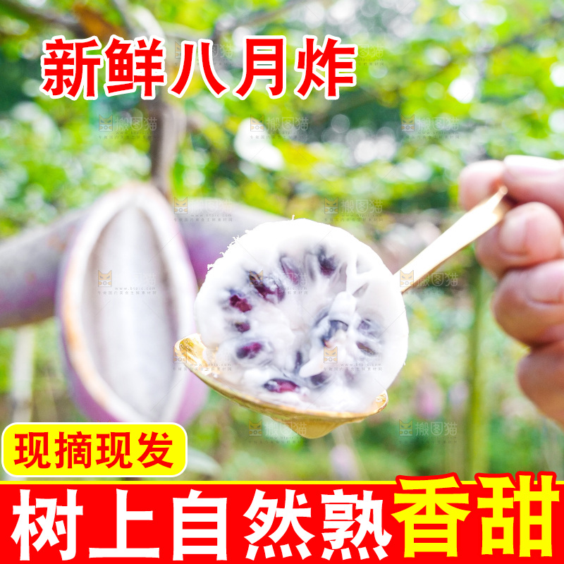 手里拿着现摘八月炸
