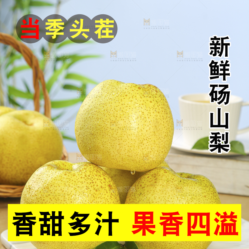 浅底上的砀山梨