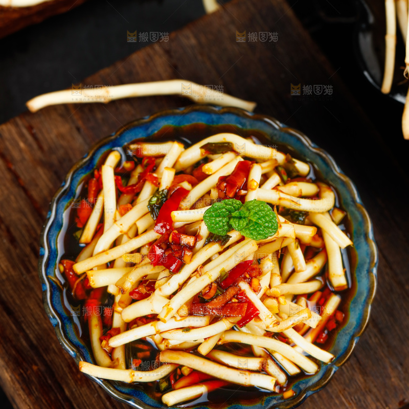 深底上的折耳根