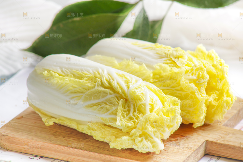 浅底上的娃娃菜