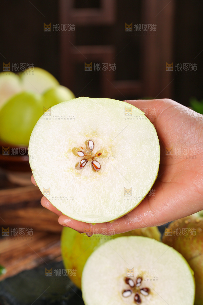 深底上的玉露香梨
