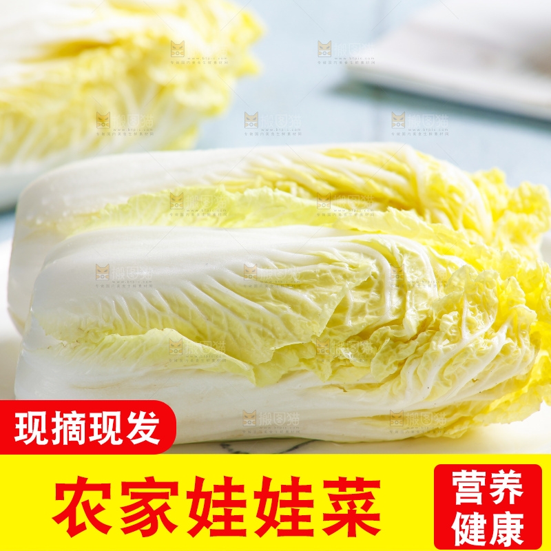 浅底上的娃娃菜