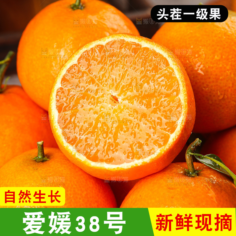 深底上的爱媛果冻橙